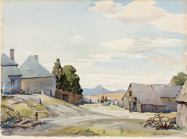 Painting, Lindsay, Daryl, The Farm, 1929