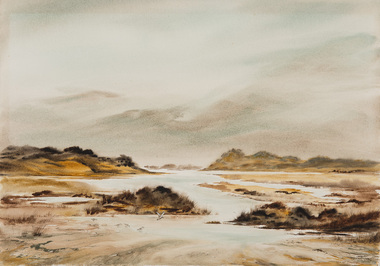 Painting, MacDonald, Ken, Swampland - Swan Bay, 1977