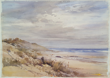 Painting, Markham, Arthur, Ninety Mile Beach, 1983