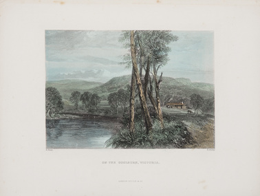 Print, Prout, John Skinner (after), On the Goulbourn, Victoria, c.1873