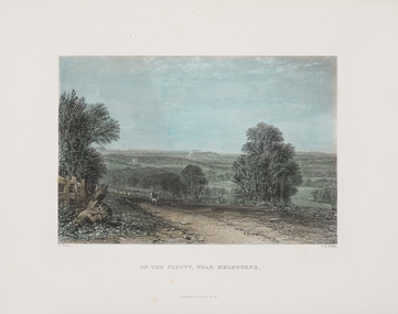Print, Prout, John Skinner (after), On the Plenty, near Melbourne, c.1873