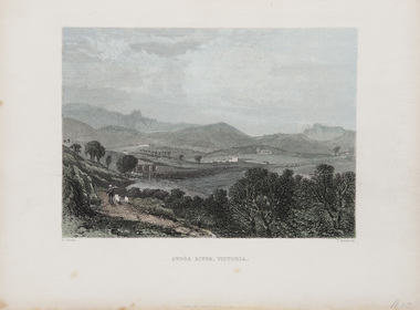 Print, Prout, John Skinner (after), Avoca River, Victoria, c.1873
