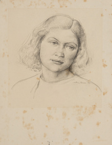 Work on Paper, Read, Arthur, Portrait of Elsie Struss, Undated
