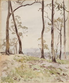 Painting, Reynolds, Frederick George, Landscape with Gums, Undated