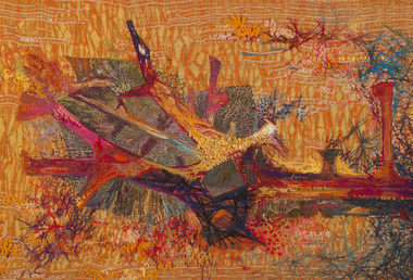 Textile, Russell [Melbourne], Mona, Organic Orange, 1968