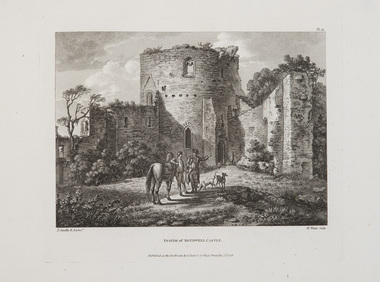 Print, Sandby, Paul (after), Inside of Bothwell Castle, 1778