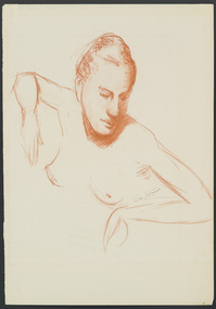 Work on Paper, Struss, Elsie, Female Bust, c.1929-33