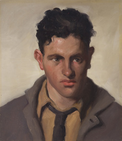 Painting, Struss, Elsie, Head Study - Young Man, c.1929-33