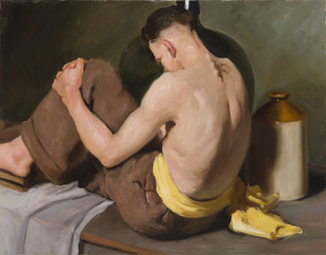 Painting, Struss, Elsie, Seated Male Figure, c.1929-33