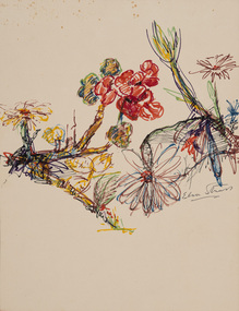 Work on Paper, Struss, Elsie, Untltled (Flowers), Undated