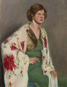 Painting, Struss, Elsie, Woman with Shawl, c.1929-33
