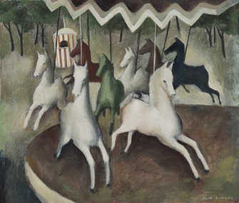 Painting, Sumner, Alan, Captive Horses, 1952