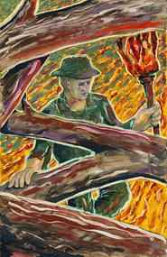 Painting, Thomas, Matthew, Burn Off [I], 1994