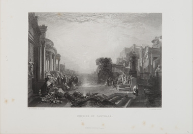Print, Turner, J.M.W. (after), Decline of Carthage, c.1859-78