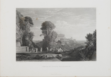 Print, Turner, J.M.W. (after), Temple of Jupiter Panhellenius, c.1859-78