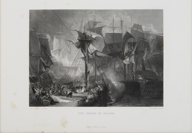 Print, Turner, J.M.W. (after), The Death of Nelson, c.1859-78