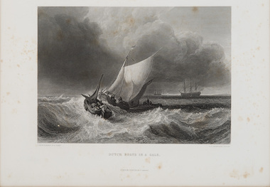 Print, Turner, J.M.W. (after), Dutch Boats in a Gale, c.1859-78