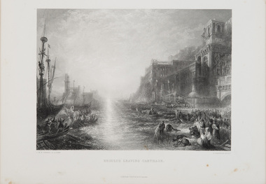 Print, Turner, J.M.W. (after), Regulus Leaving Carthage, c.1859-78