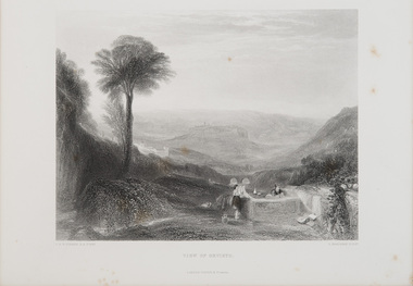 Print, Turner, J.M.W. (after), View of Orvieto, c.1859-78