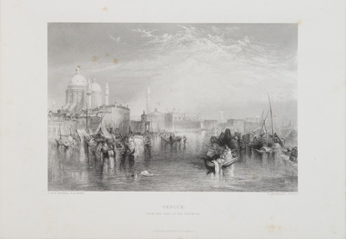 Print, Turner, J.M.W. (after), Venice, from the Canal of the Guidecca, c.1859-78