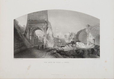 Print, Turner, J.M.W. (after), The Arch of Titus - Rome, c.1859-78