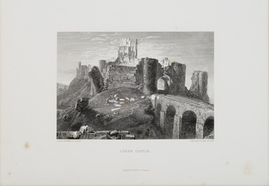Print, Turner, J.M.W. (after), Corfe Castle, c.1859-78