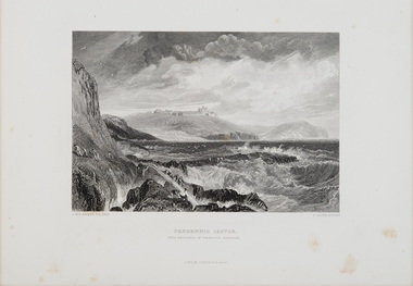 Print, Turner, J.M.W. (after), Pendinnis Castle with Entrance of Falmouth Harbour, c.1859-78