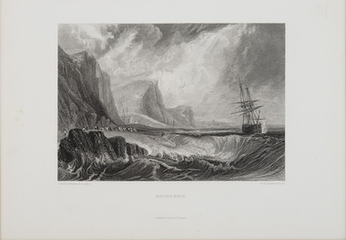 Print, Turner, J.M.W. (after), Bridport, c.1859-78