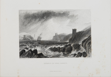 Print, Turner, J.M.W. (after), Entrance of Fowey Harbour, c.1859-78