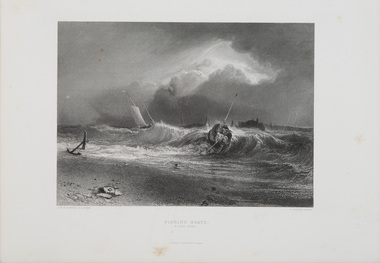 Print, Turner, J.M.W. (after), Fishing Boats - A Coast Scene, c.1859-78