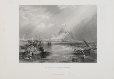 Print, Turner, J.M.W. (after), St Michael's Mount, Cornwall, c.1859-78