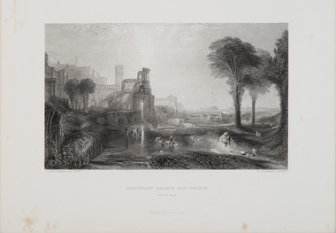 Print, Turner, J.M.W. (after), Caligula's Palace and Bridge (Bay of Baiæ), c.1859-78