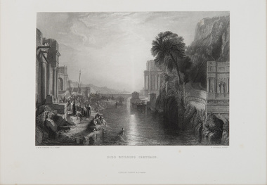 Print, Turner, J.M.W. (after), Dido Building Carthage, c.1859-78