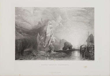 Print, Turner, J.M.W. (after), Ulysses Deriding Polyphemus, c.1859-78