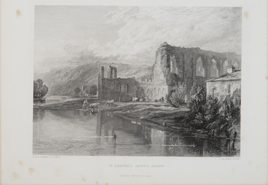 Print, Turner, J.M.W. (after), St. Agatha's Abbey, Easby, c.1859-78
