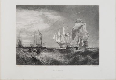 Print, Turner, J.M.W. (after), Spithead, c.1859-78