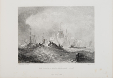 Print, Turner, J.M.W. (after), The Prince of Orange Landing at Torbay, c.1859-78