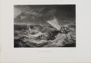 Print, Turner, J.M.W. (after), The Shipwreck, c.1859-78