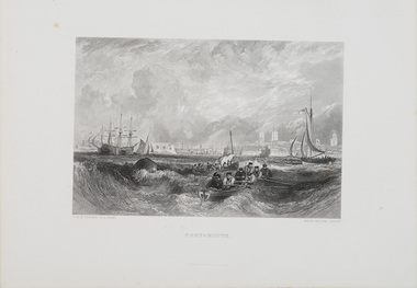Print, Turner, J.M.W. (after), Portsmouth, c.1859-78