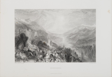 Print, Turner, J.M.W. (after), Heidelberg, c.1859-78