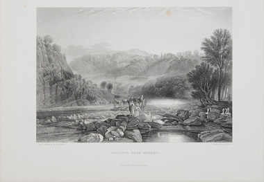 Print, Turner, J.M.W. (after), Wycliffe near Rokeby, c.1859-78