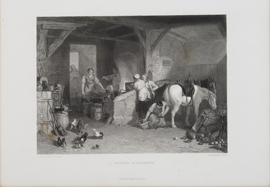 Print, Turner, J.M.W. (after), A Country Blacksmith, c.1859-78
