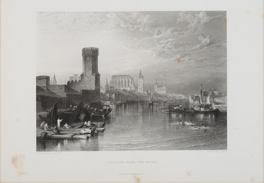 Print, Turner, J.M.W. (after), Cologne from the River, c.1859-78