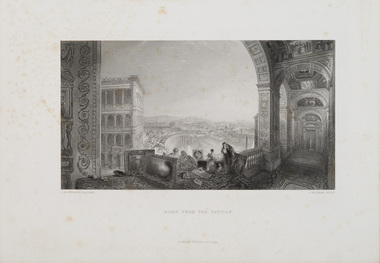 Print, Turner, J.M.W. (after), Rome from the Vatican, c.1859-78
