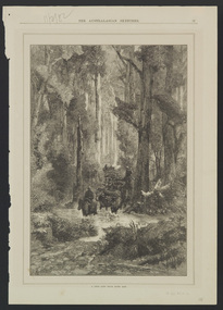 Print, Unknown Artist, A Gipps Land Track After Rain, c.1886