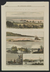 Print, Unknown Artist, View of Western Spit, Lakes Entrance, c.1878