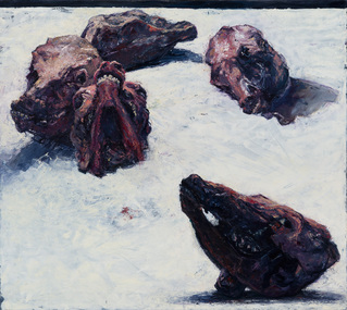 Painting, Wald, Susan, Slaughtered Heads 2, 2005