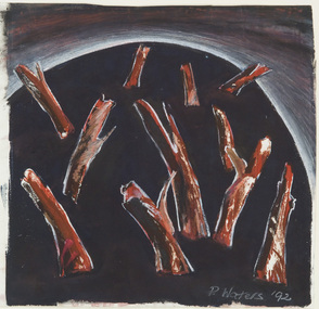 Print, Waters, Pat, Crucified Trees, 1992