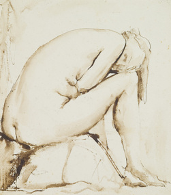 Work on Paper, Watson, Douglas, Seated Nude, 1945