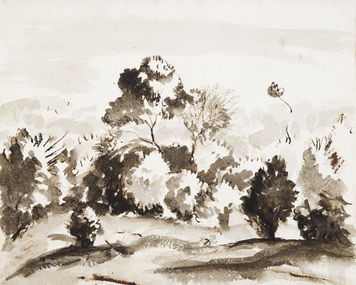 Work on Paper, Watson, Douglas, Study for Trees, Undated
